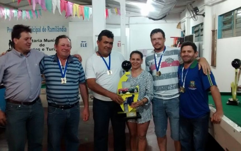 Final do Campeonato de Bocha Carpe em trio 2015