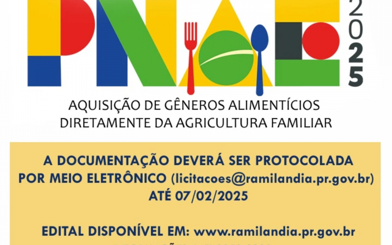 Atenção agricultores familiares!